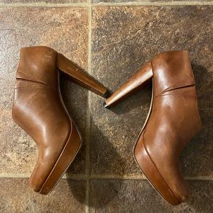 Cole Haan Nike Air leather mini bootie pumps